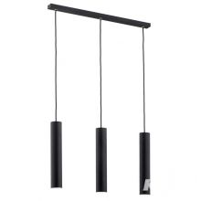 Gomera_plus lampa wisząca 3x5W GU10 230V czarny struktura